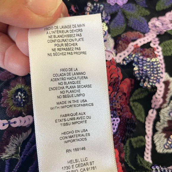 Helsi Monica purple sequin Evening Mini Dress - Picture 14 of 15